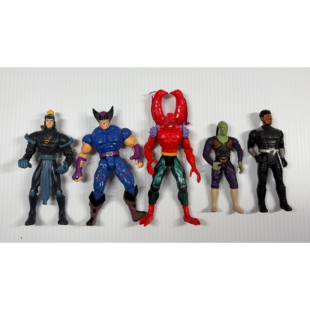 VINTAGE 90s Action Figure Lot Bundle of 5 XMen Star Wars Kennar Toy Biz